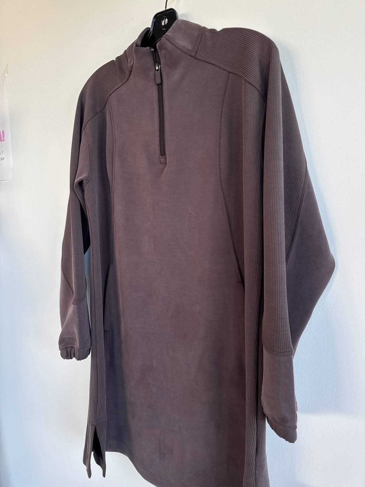 Lululemon NWT Softstreme Half-Zip Mini Dress, Large
