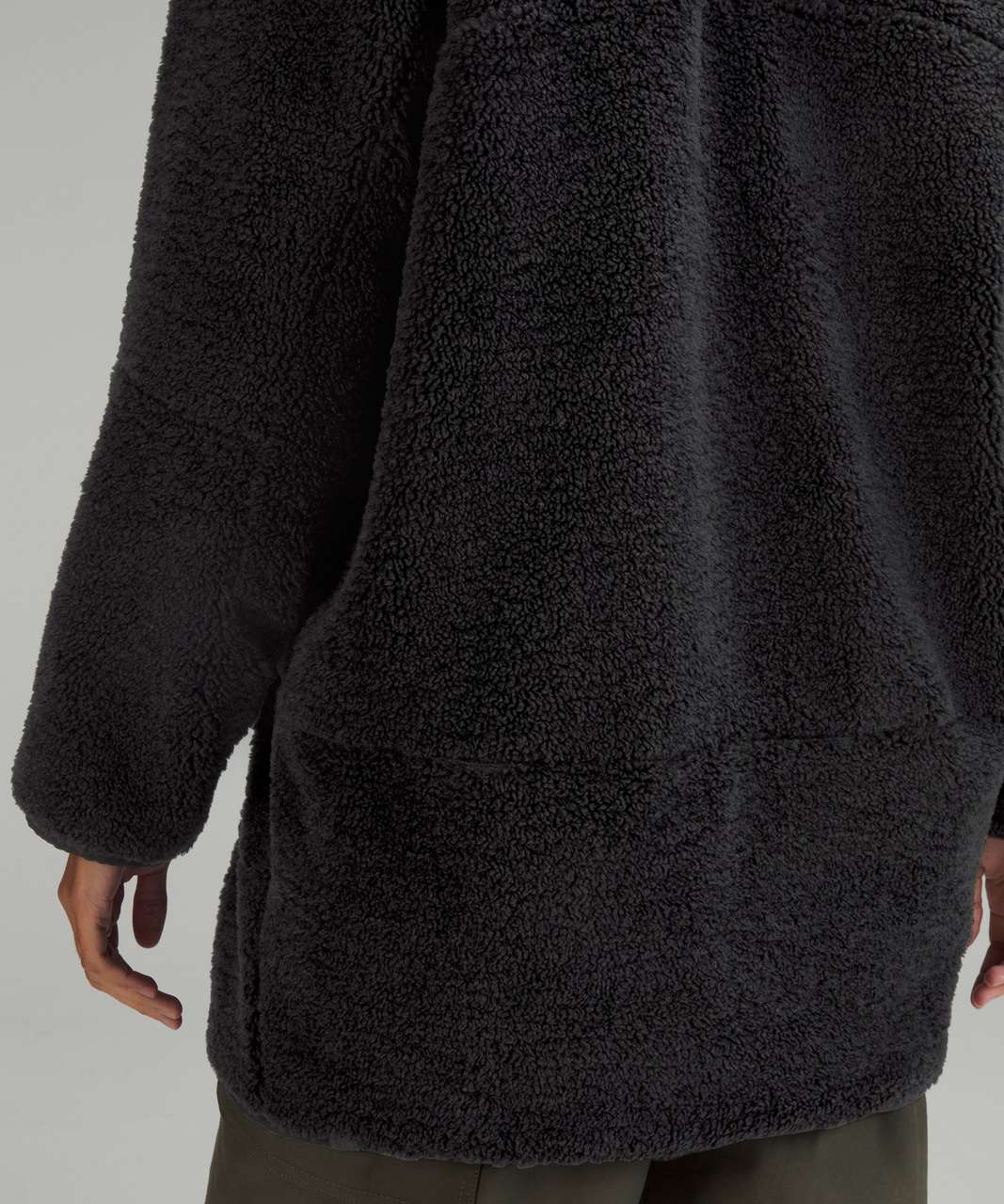 Lululemon Collarless Textured Fleece Full Zip, 10