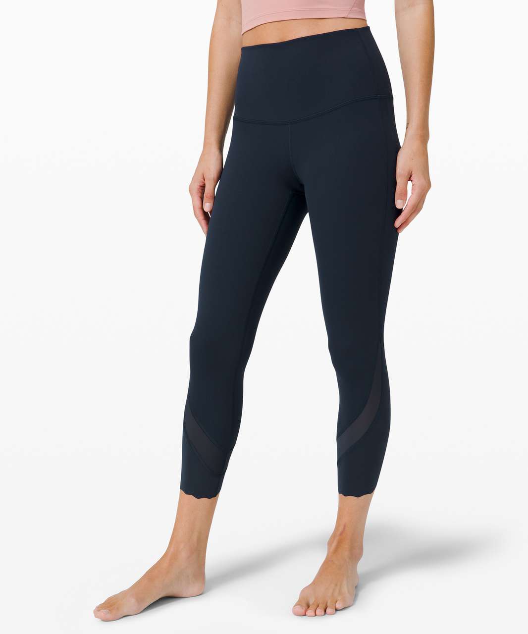 Lululemon Wunder Under High-Rise Crop 23" *Updated Scallop Full-On Luxtreme, 4