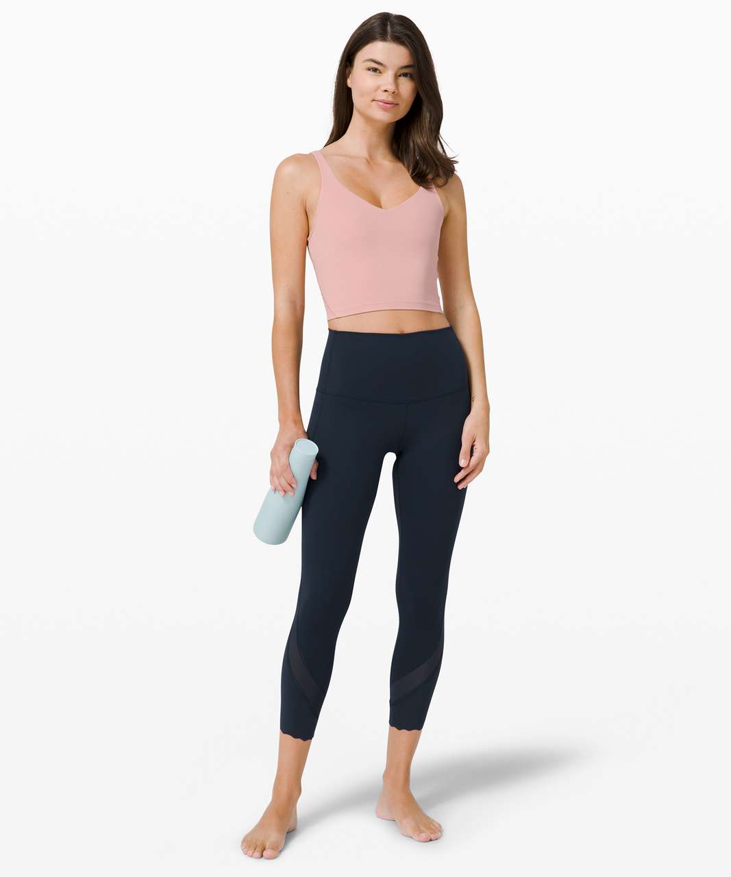 Lululemon Wunder Under High-Rise Crop 23" *Updated Scallop Full-On Luxtreme, 4