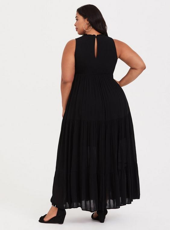 Torrid Embroidered Gauze Dress, 3