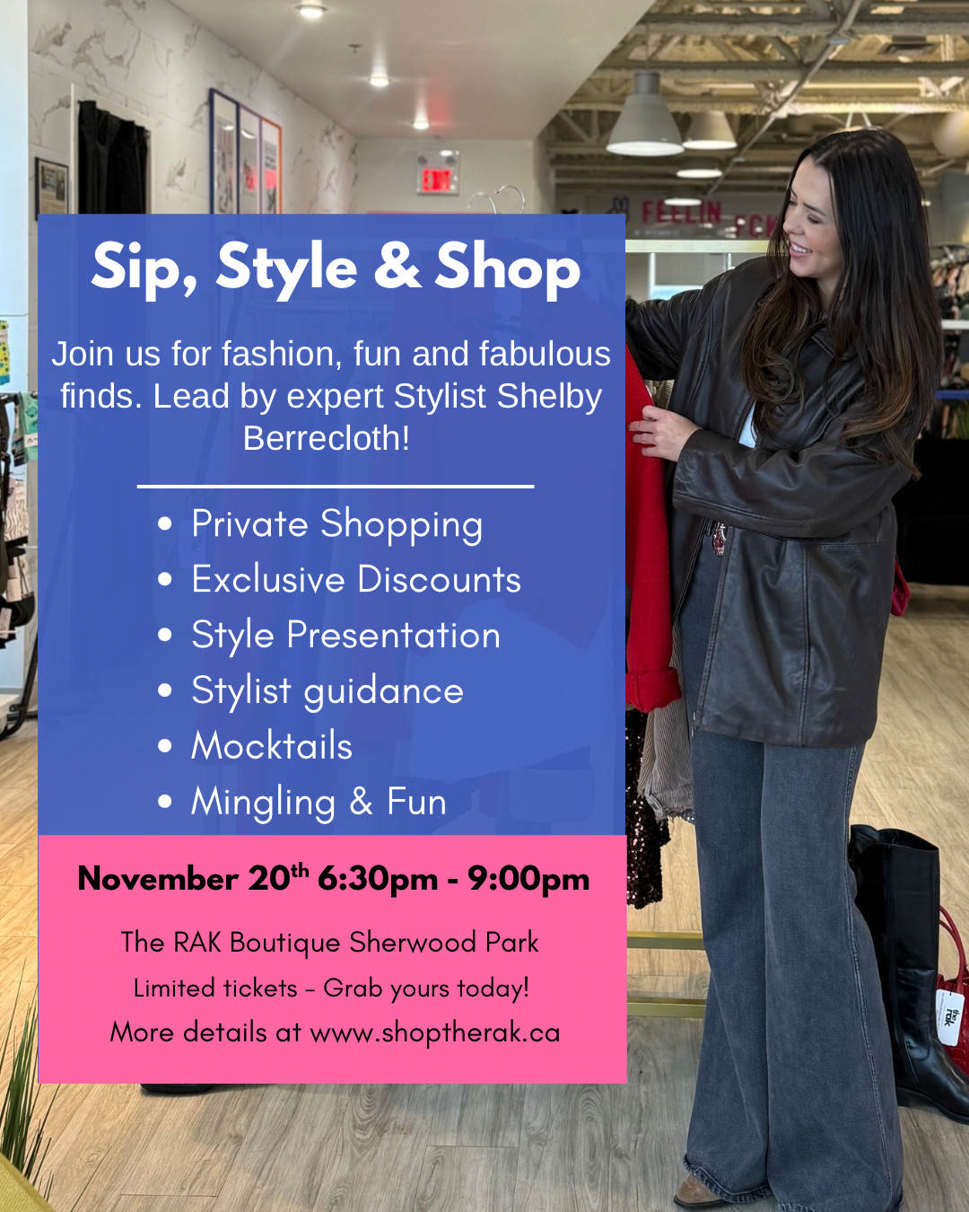 Sip, Style & Shop