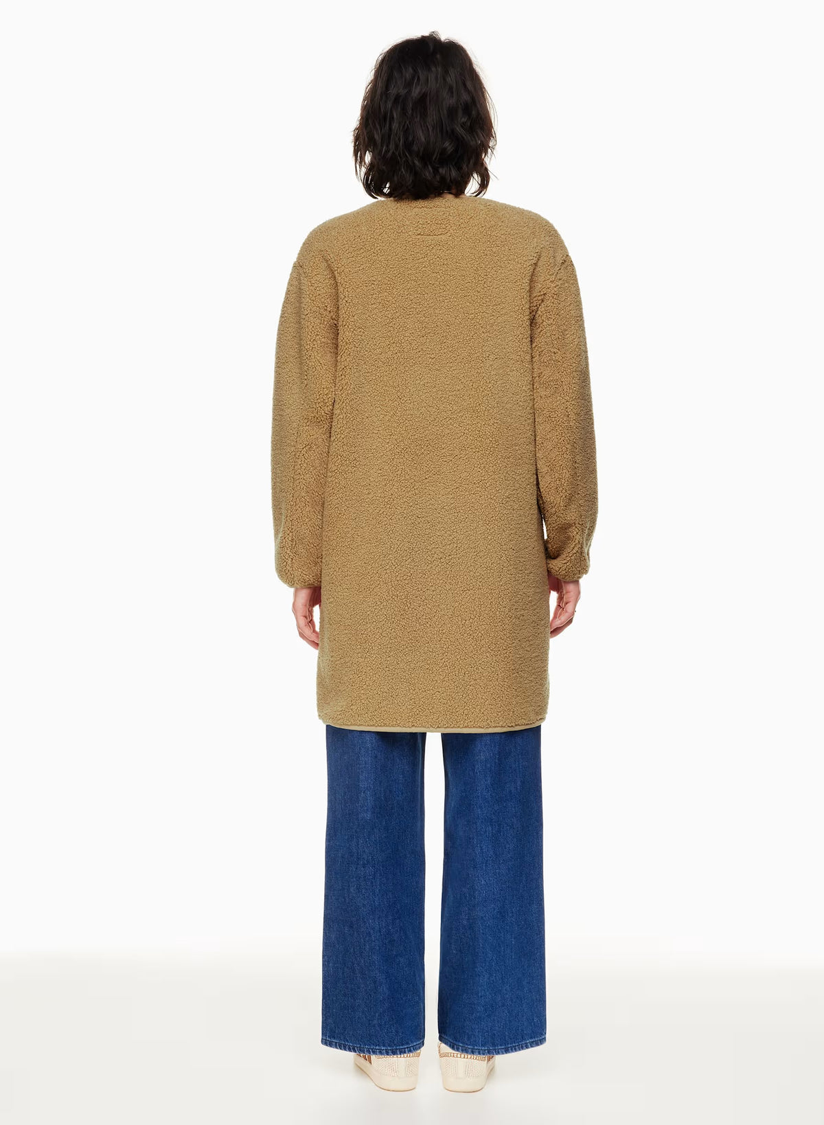 Wilfred Free Aritzia Sherpa Long Liner Jacket, Medium