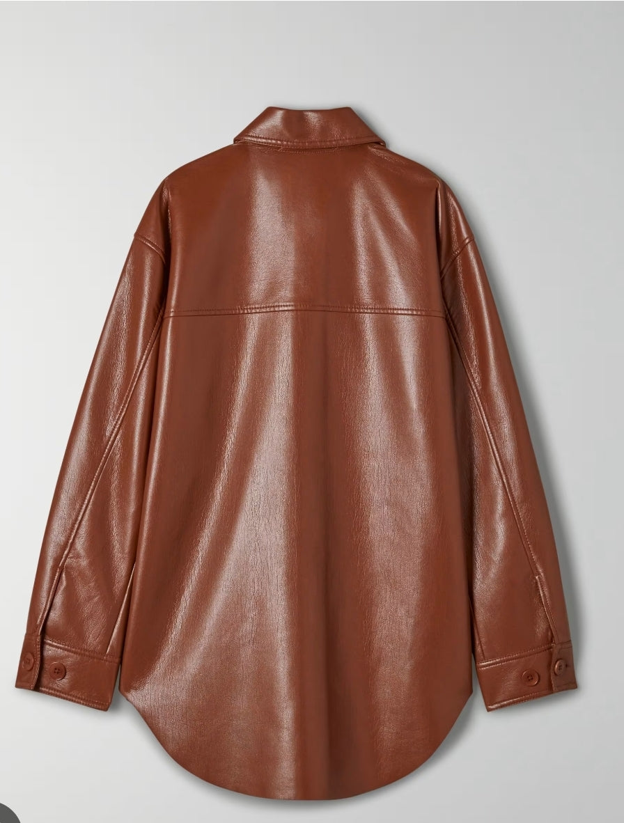 Wilfred Aritzia Ganna Shirt Jacket, Small
