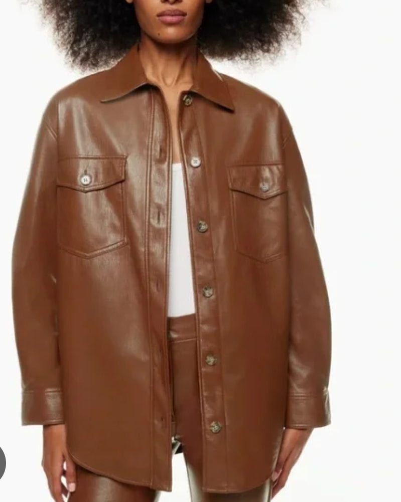 Wilfred Aritzia Ganna Shirt Jacket, Small