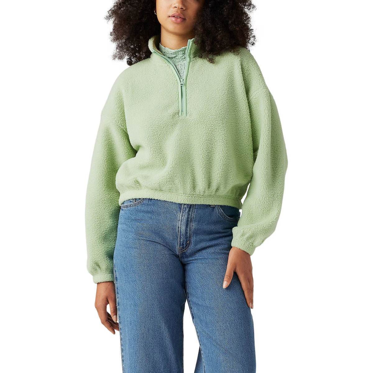 Levis 1/4 Zip Sherpa, Medium