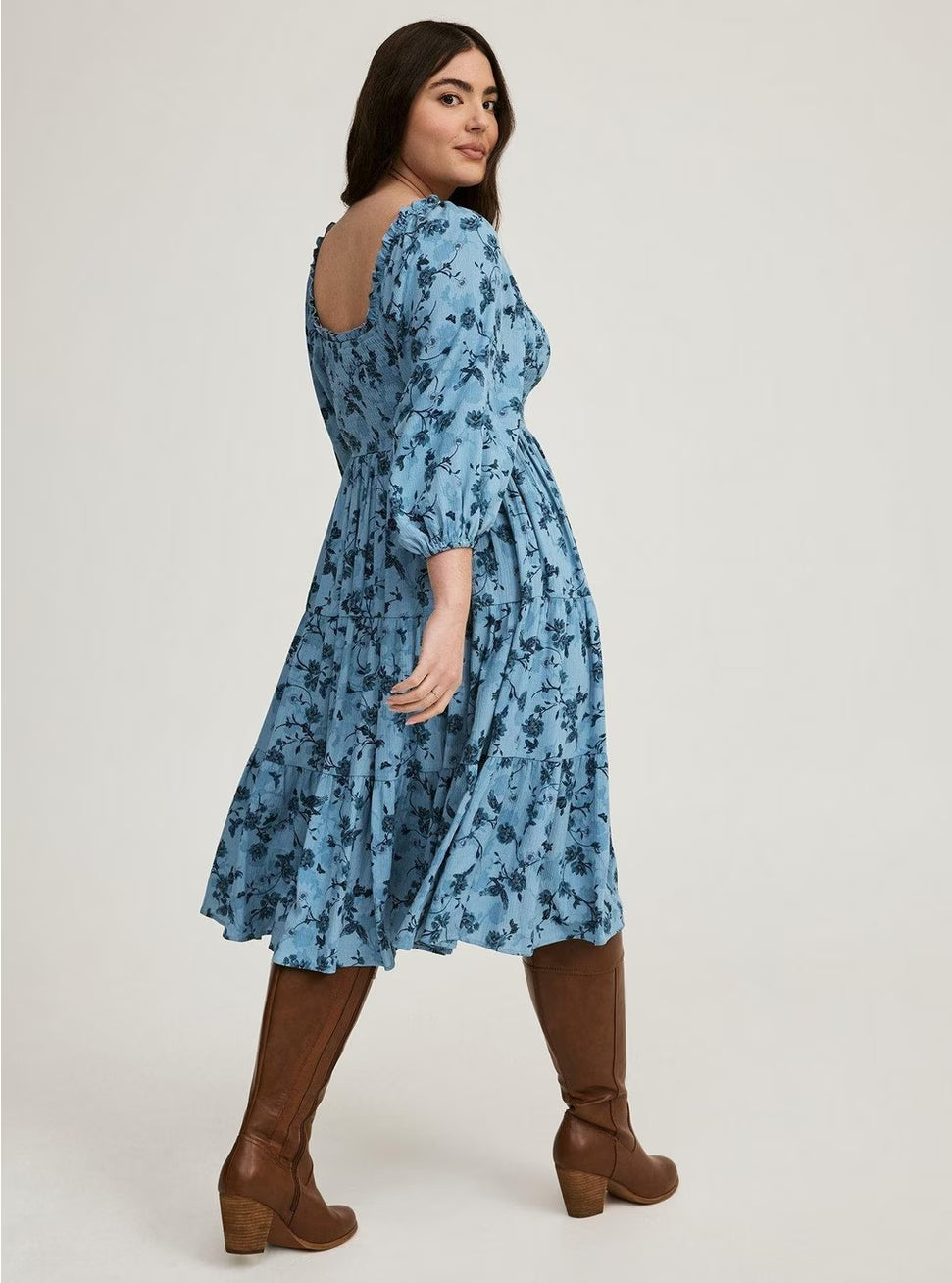 Torrid Mini Floral Skater Dress, 2X