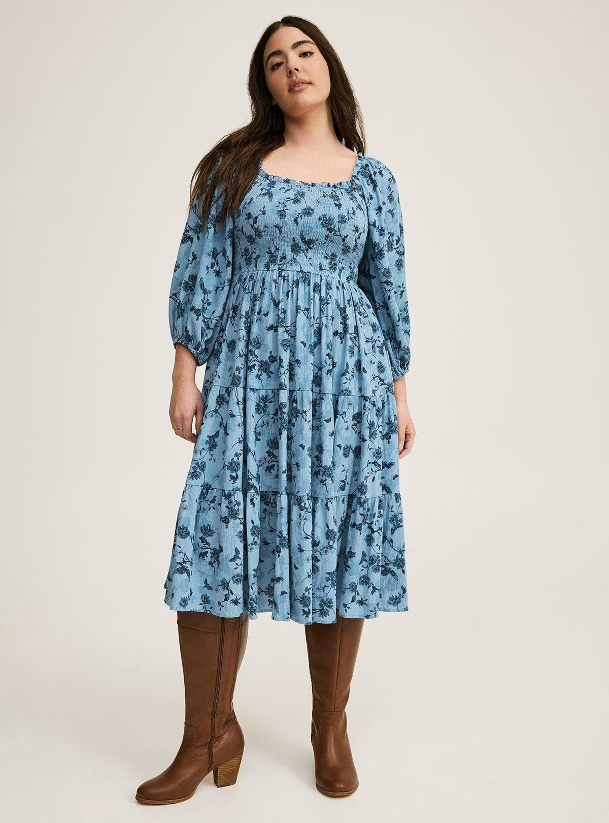 Torrid Mini Floral Skater Dress, 2X