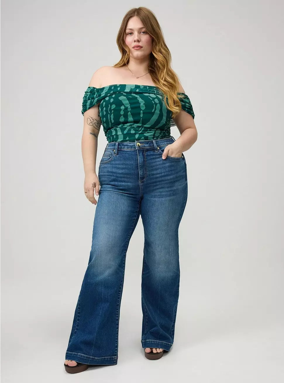 Torrid OTS Mesh Shirt, 2x