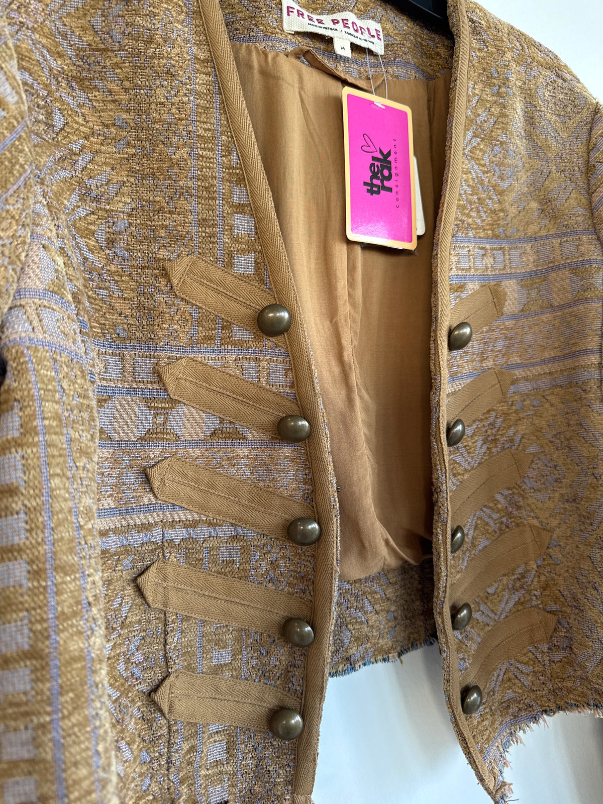 Free People Prem NWT Crop Juliette Jacket, Medium