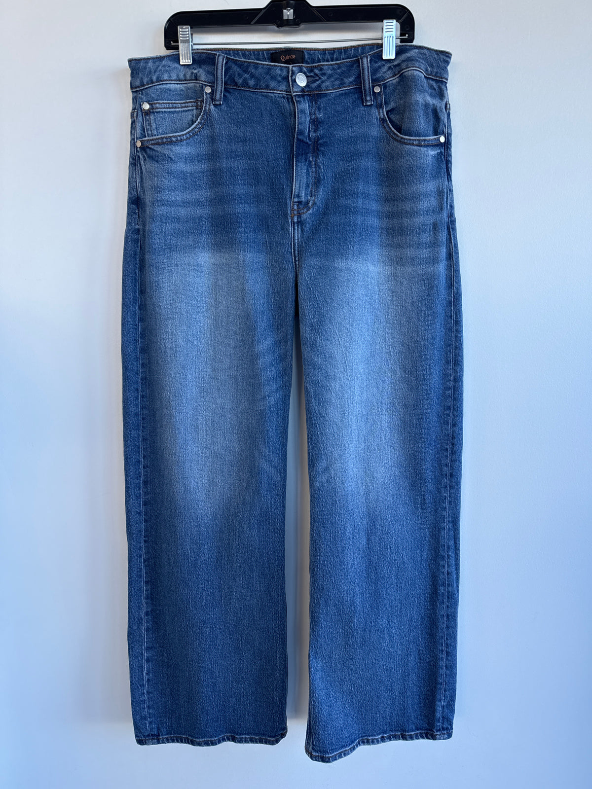 Quince Prem Straight Ankle Denim, 33