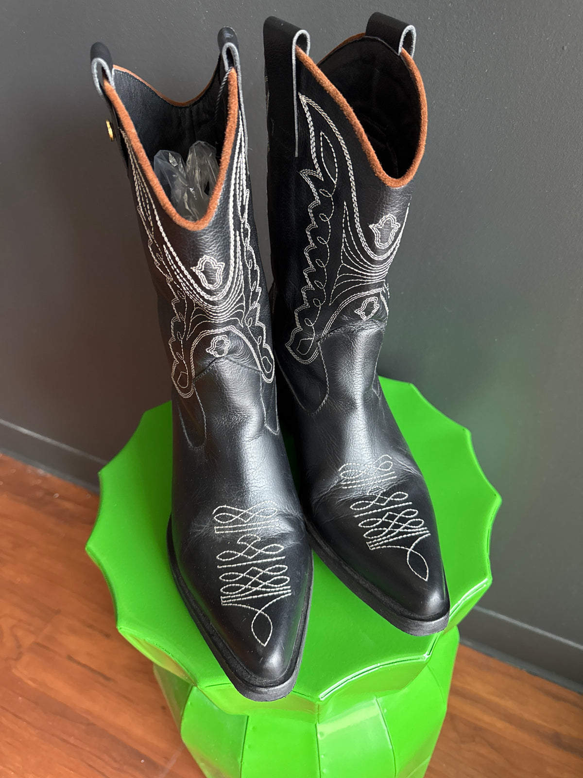 Stivali New York Prem Unstoppable Leather Western Boot, 37