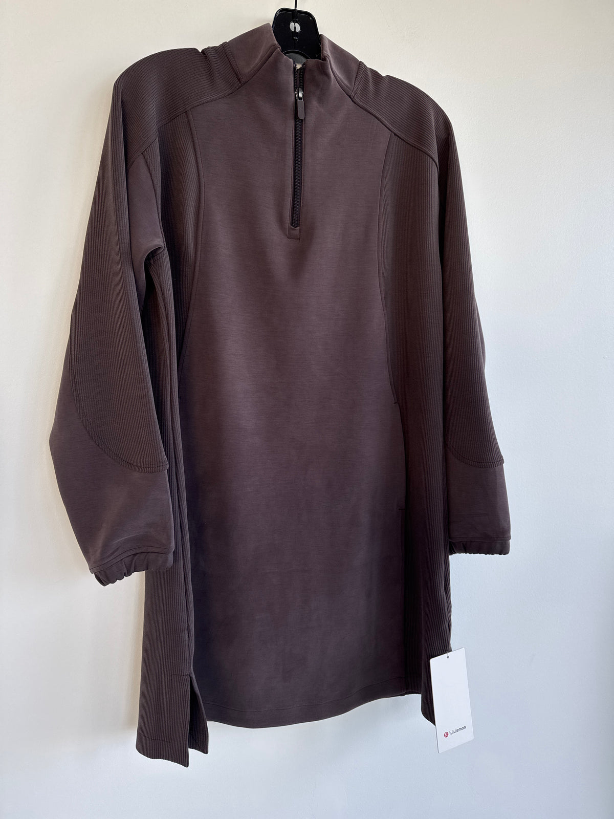 Lululemon NWT Softstreme Half-Zip Mini Dress, Large