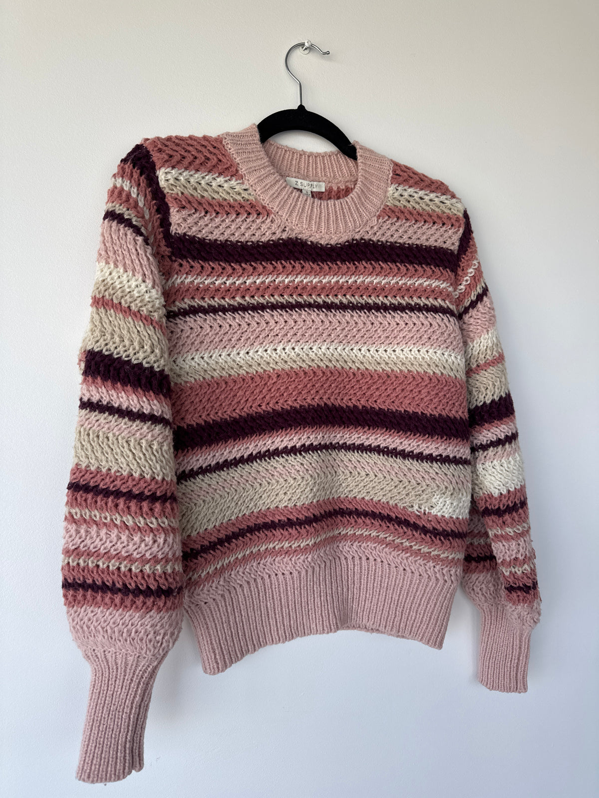 Z Supply Asheville Chunky Knit Sweater, Small
