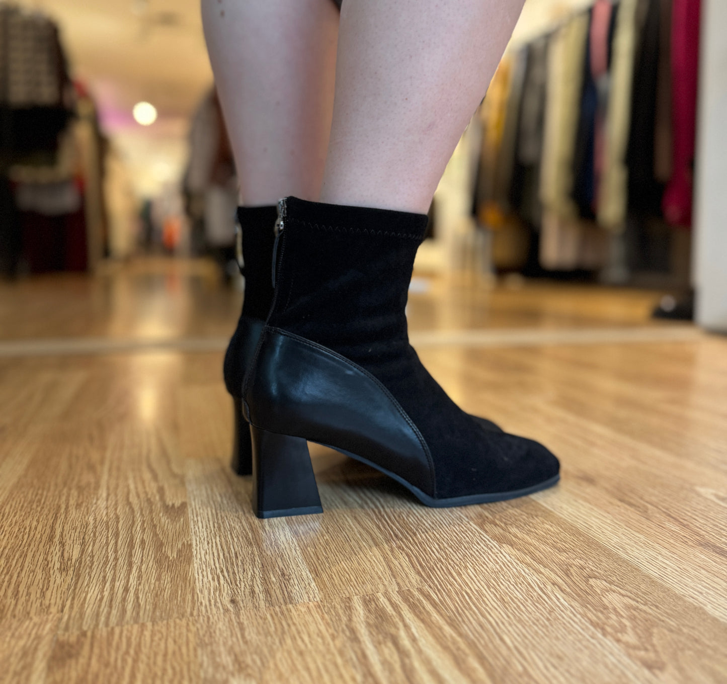 New Square Toe Ankle Boot, 41 (9.5)