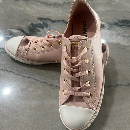 Converse Leather Dainty Ox Trainers, 8