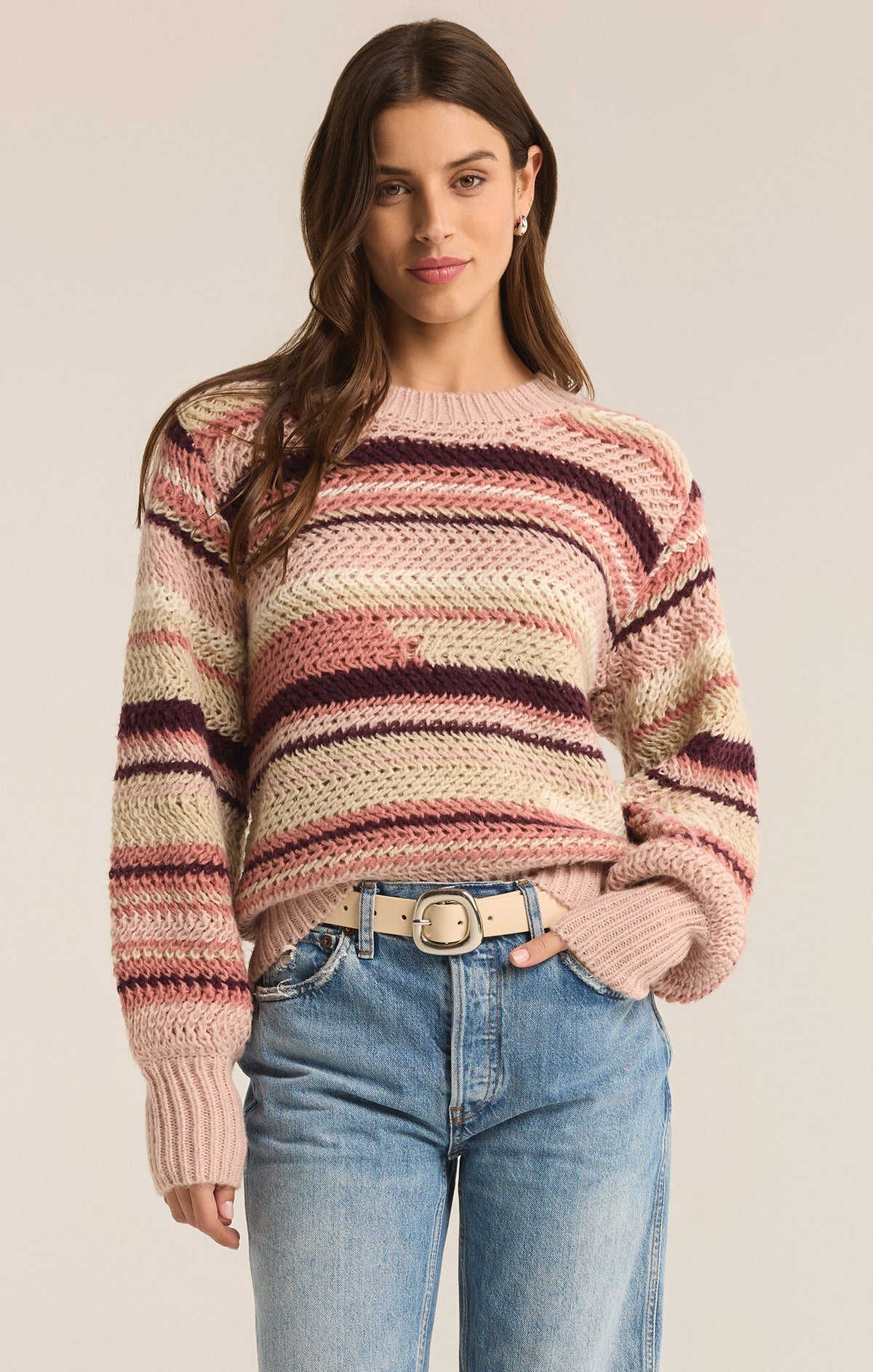 Z Supply Asheville Chunky Knit Sweater, Small