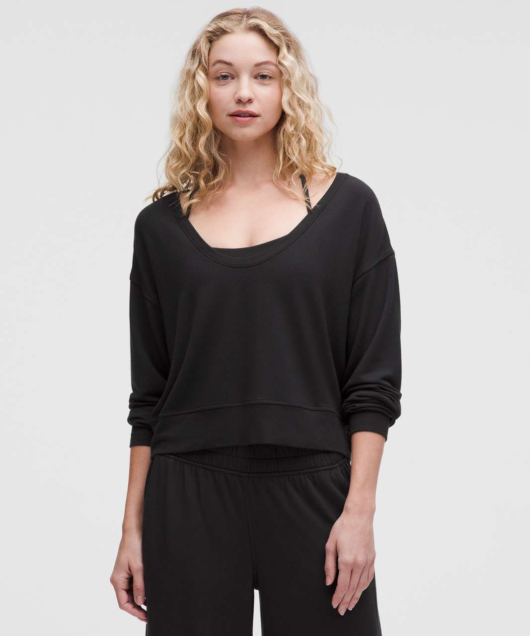 Lululemon NWT Becalm Short Set, M - Bottom, S - Top (oversized)