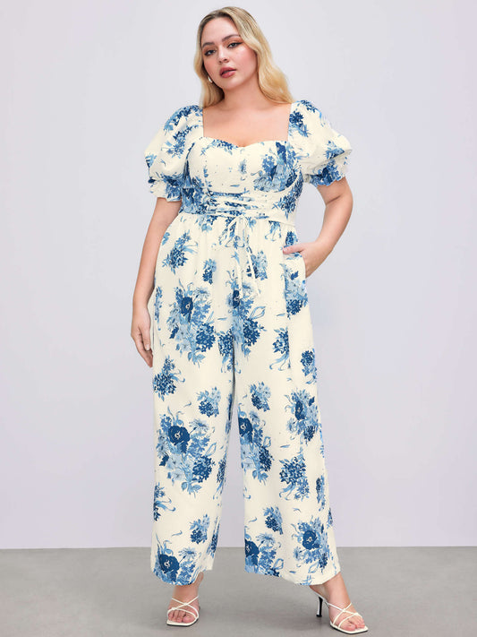 Cider Floral Jumpsuit, 2XL