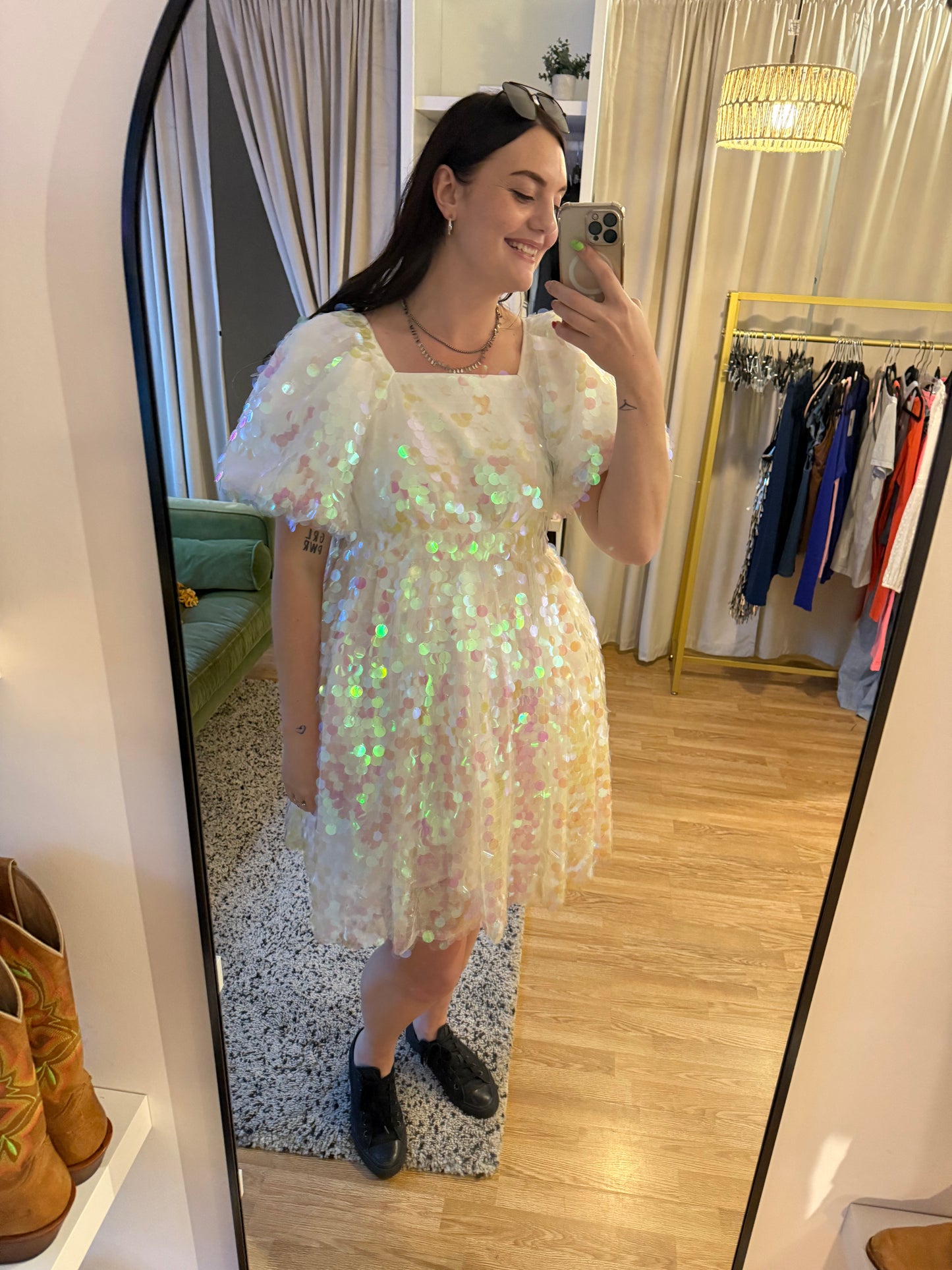 Ivy City Shimmer Dress, 14