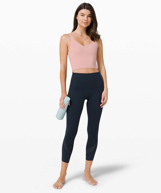 Lululemon Wunder Under High-Rise Crop 23" *Updated Scallop Full-On Luxtreme, 4