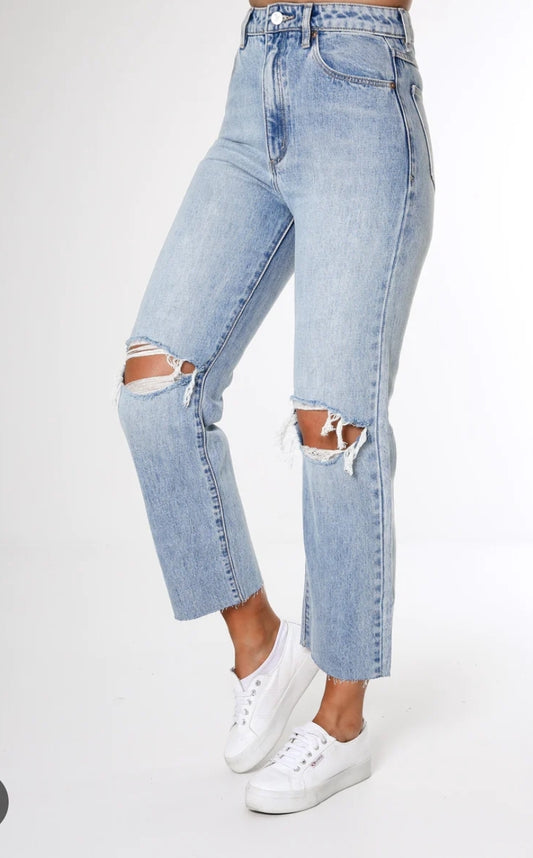 Abrand Venice Straight Leg Jean, 12