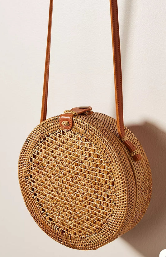 Anthro Bali Ratan Bag