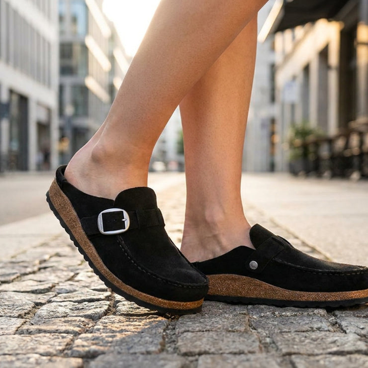 Birkenstock Prem NWT Buckley Suede Clog, 7 Women