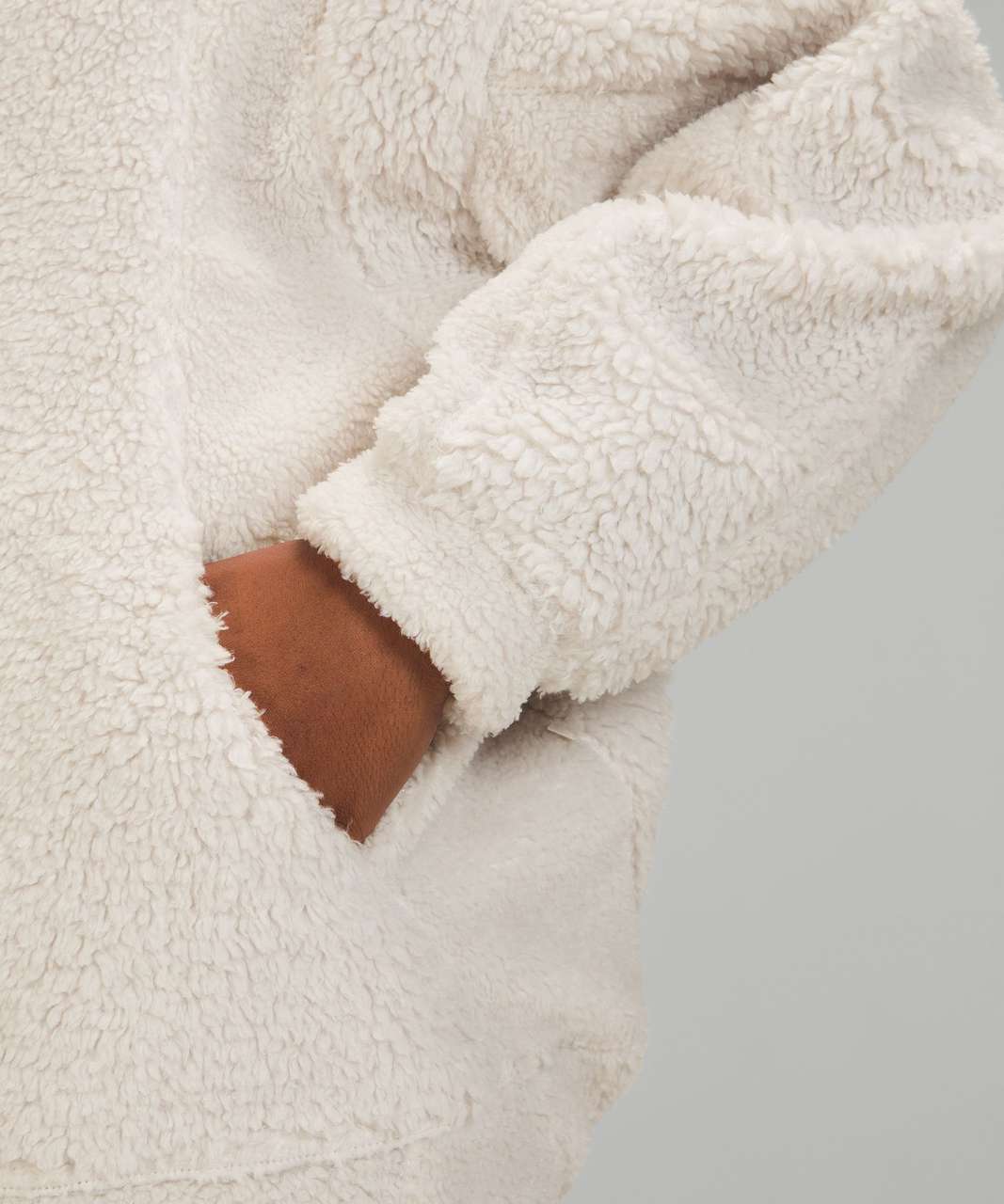 Lululemon Long Textured Fleece Jacket, M/L