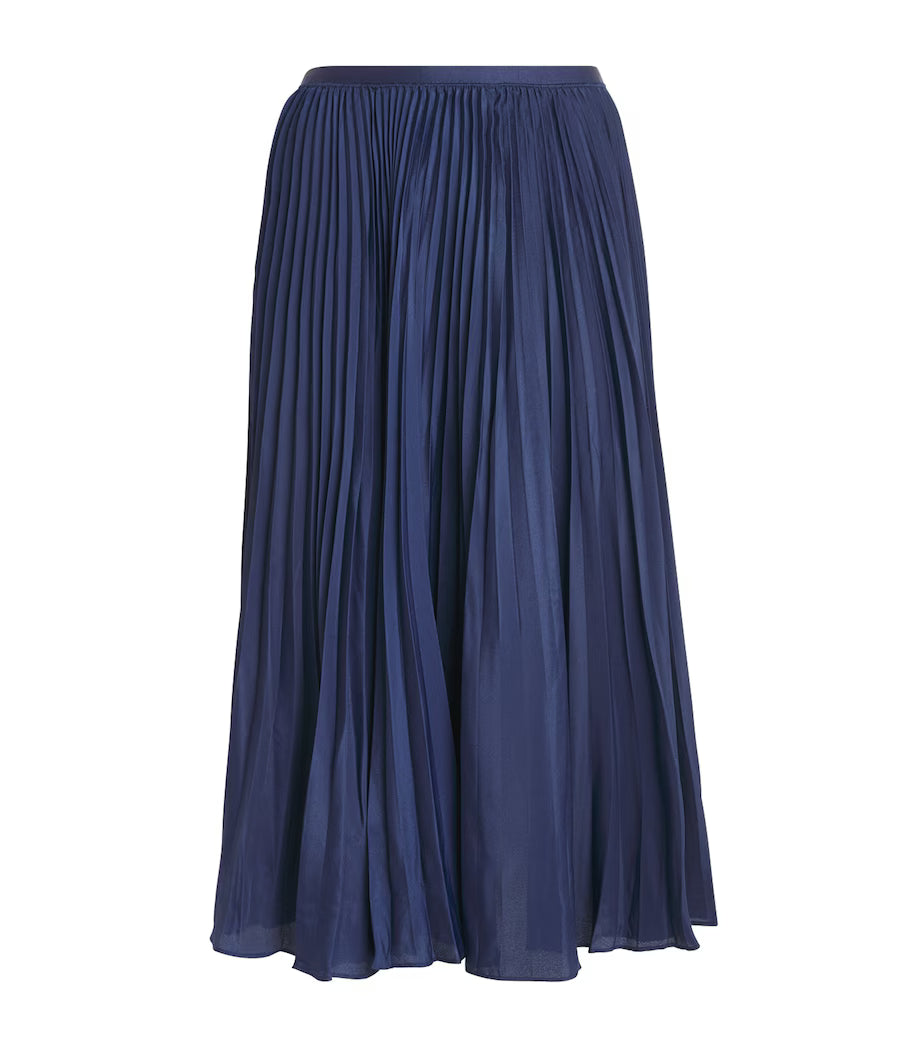 Polo Ralph Lauren Polo Pleated Georgette Skirt, XL
