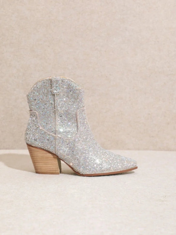 MI.IM Angel Rhinestone Bootie, 7.5