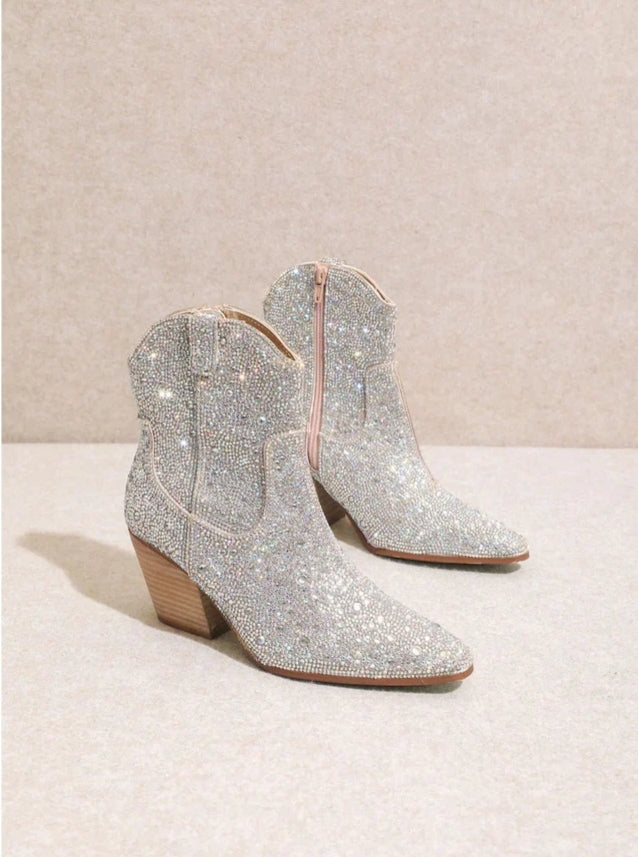 MI.IM Angel Rhinestone Bootie, 7.5